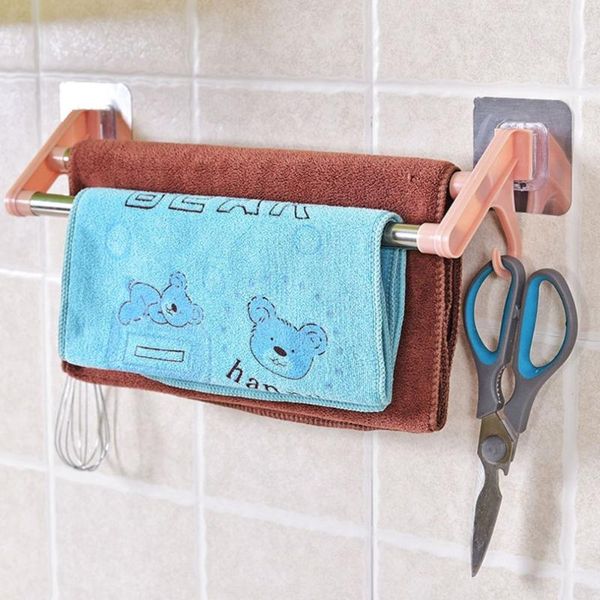towel rack self adhesive wall mounted multifunction bathroom holder double pole shelf home organizer racks
towel rack self adhesive wall mounted multifunction bathroom holder double pole shelf home organizer racks