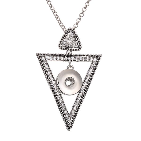 fashion crystal geometric frame necklace 18mm ginger snap pendant necklaces for women jewelry gifts, Silver
fashion crystal geometric frame necklace 18mm ginger snap pendant necklaces for women jewelry gifts, Silver