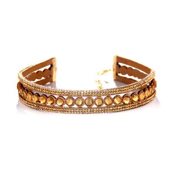 chokers 1pc/lot 2021 fashion choker wind leather collar velvet drill ladies necklace, Golden;silver
chokers 1pc/lot 2021 fashion choker wind leather collar velvet drill ladies necklace, Golden;silver