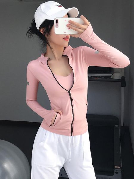 yoga outfit sports jacket stretch and quick-drying clothes long-sleeved running training fitness
yoga outfit sports jacket stretch and quick-drying clothes long-sleeved running training fitness