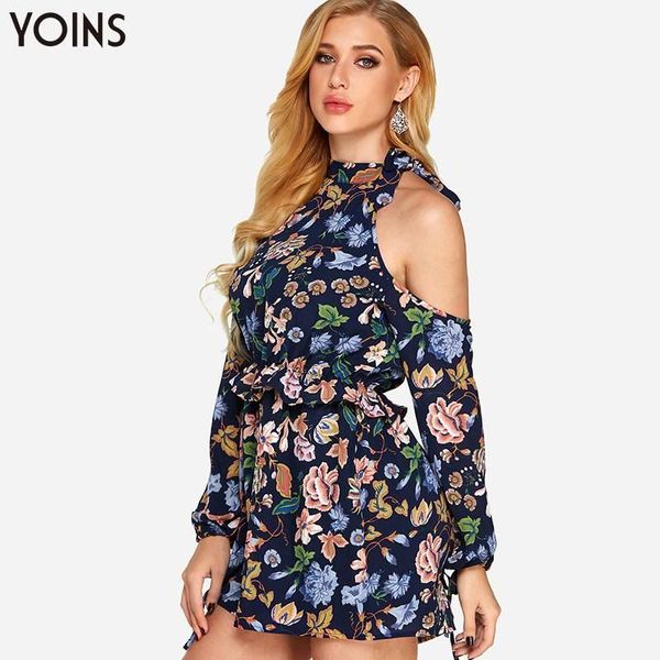 women's jumpsuits & rompers yoins party playsuit halter neck tie-up cuffs long sleeve 2021 elegant vintage floral print flounced detail, Black;white
women's jumpsuits & rompers yoins party playsuit halter neck tie-up cuffs long sleeve 2021 elegant vintage floral print flounced detail, Black;white