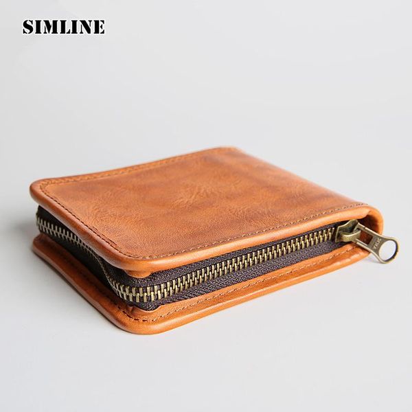 wallets 100% genuine leather men wallet mens luxury designer vintage short zipper around purse with card holder money bag male, Red;black
wallets 100% genuine leather men wallet mens luxury designer vintage short zipper around purse with card holder money bag male, Red;black