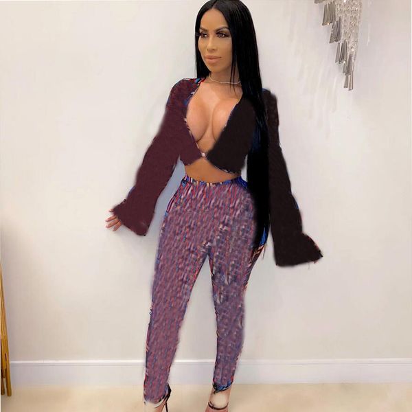 casual style monogrammed print f letters desinger pattern long trousers flared sleeves lace up 2pcs/set v-neck sports tracksuits, Gray
casual style monogrammed print f letters desinger pattern long trousers flared sleeves lace up 2pcs/set v-neck sports tracksuits, Gray