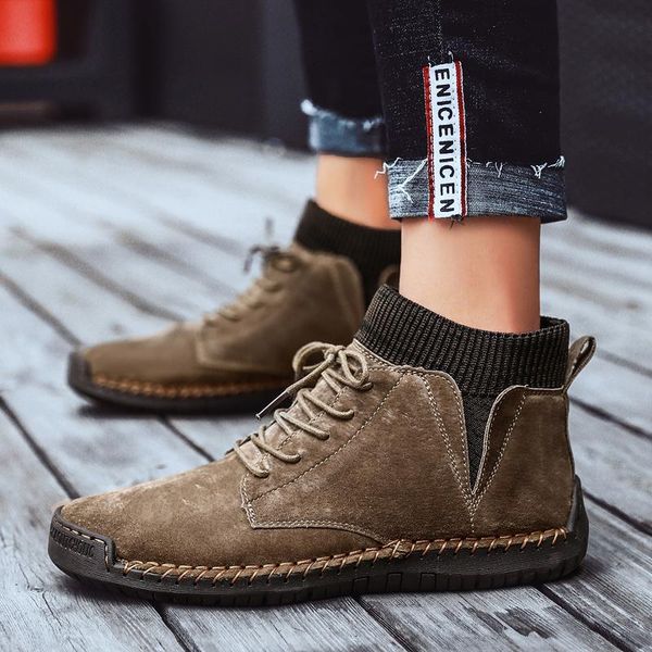 boots 2021 men winter shoes lace up non-slip large size 47 48 casual men's fashion, Black
boots 2021 men winter shoes lace up non-slip large size 47 48 casual men's fashion, Black