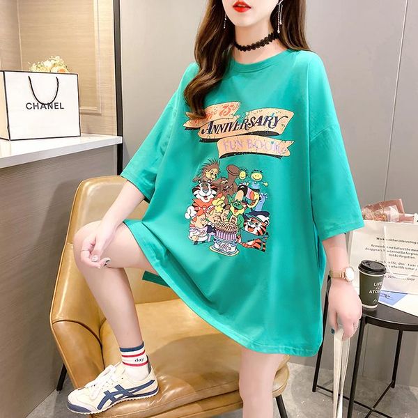korea cartoon print tshirt oversized hip-hop female casual loose kawaii t-shirt women's, White
korea cartoon print tshirt oversized hip-hop female casual loose kawaii t-shirt women's, White