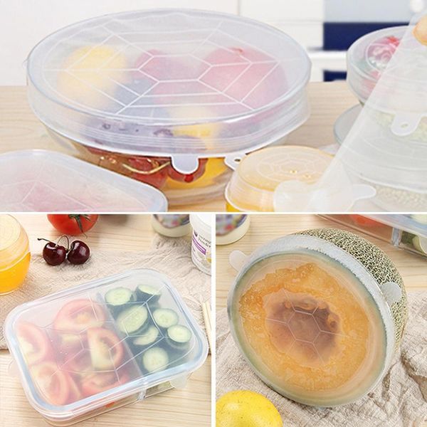 food savers & storage containers 6-piece silicone fresh-keeping cover sealing preservation bowl plastic wrap
food savers & storage containers 6-piece silicone fresh-keeping cover sealing preservation bowl plastic wrap