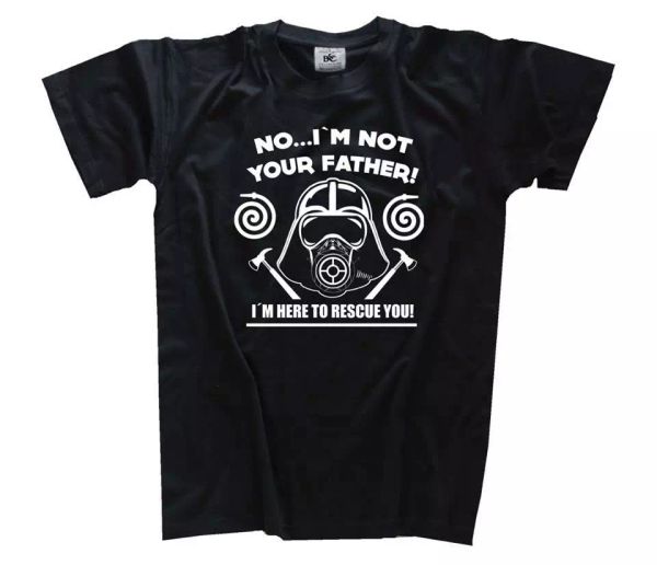 i am not your père - here à sauvetage vous pompiers feu t-shirt tailles s-xxxl, White;black
i am not your père - here à sauvetage vous pompiers feu t-shirt tailles s-xxxl, White;black