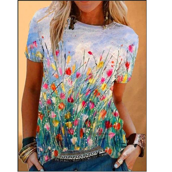 summer women's casual loose 3d digital printing plus size t-shirt retro urban floral female street t-shirt tee 210423, White
summer women's casual loose 3d digital printing plus size t-shirt retro urban floral female street t-shirt tee 210423, White