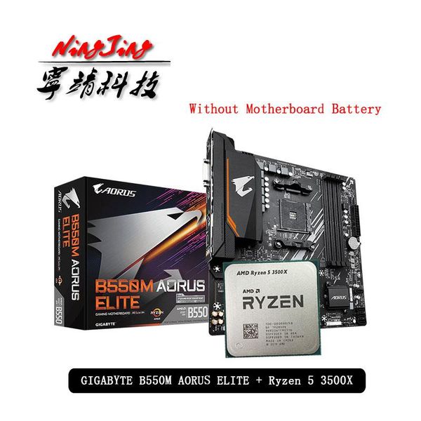 motherboards amd ryzen 5 3500x r5 cpu + ga b550m aorus elite motherboard suit socket am4 all but without cooler
motherboards amd ryzen 5 3500x r5 cpu + ga b550m aorus elite motherboard suit socket am4 all but without cooler