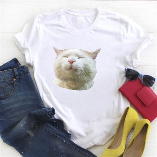 cat pet animal cute womens t shirts short sleeve 90s clothing summer tee female clothes graphic, White
cat pet animal cute womens t shirts short sleeve 90s clothing summer tee female clothes graphic, White
