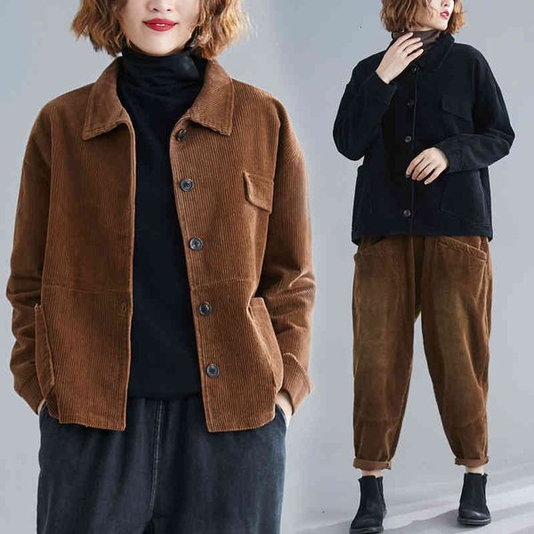 jacket veet coats and women's fashionable jackets long turn down collar jacket single vintage breasted pocket outerwear, Black;brown
jacket veet coats and women's fashionable jackets long turn down collar jacket single vintage breasted pocket outerwear, Black;brown