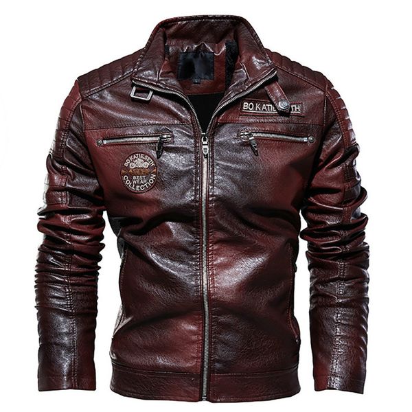 men's leather & faux warm winter's tail lear jacket from plutonium military tactical men's s hip hop motorcycle, Black
men's leather & faux warm winter's tail lear jacket from plutonium military tactical men's s hip hop motorcycle, Black