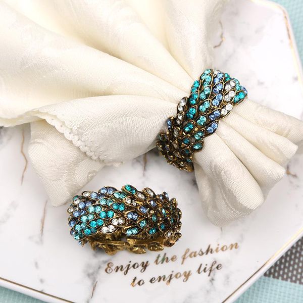 10pcs creative zinc alloy blue rhinestone napkin buckle el box table decoration ring rings
10pcs creative zinc alloy blue rhinestone napkin buckle el box table decoration ring rings
