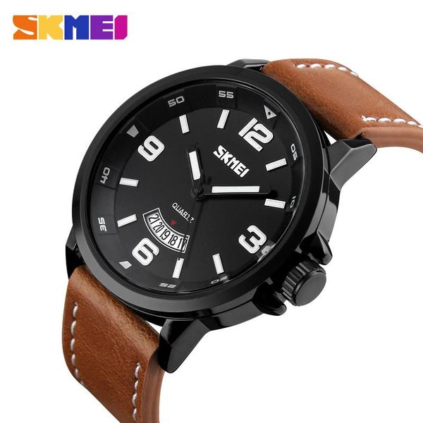 wristwatches skmei mens watches men quartz watch waterproof sport leather male clock relogio masculino, Slivery;brown
wristwatches skmei mens watches men quartz watch waterproof sport leather male clock relogio masculino, Slivery;brown