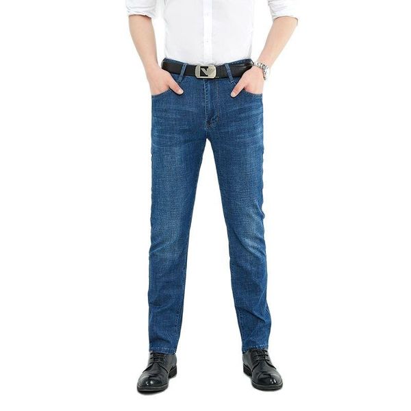 men's jeans 2021 autumn cotton stretch classic style fashion casual business loose pants, Blue
men's jeans 2021 autumn cotton stretch classic style fashion casual business loose pants, Blue