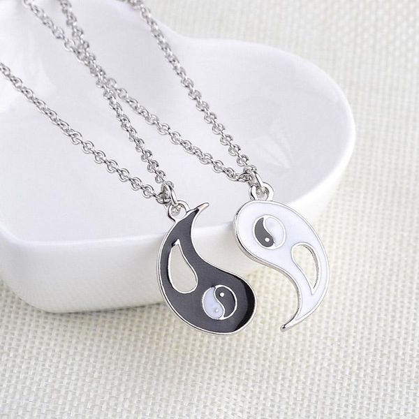 pendant necklaces couple adjustable hand weaving bracelet for women man lovers retro tai chi gossip leather cord necklace metal jewelry, Silver
pendant necklaces couple adjustable hand weaving bracelet for women man lovers retro tai chi gossip leather cord necklace metal jewelry, Silver