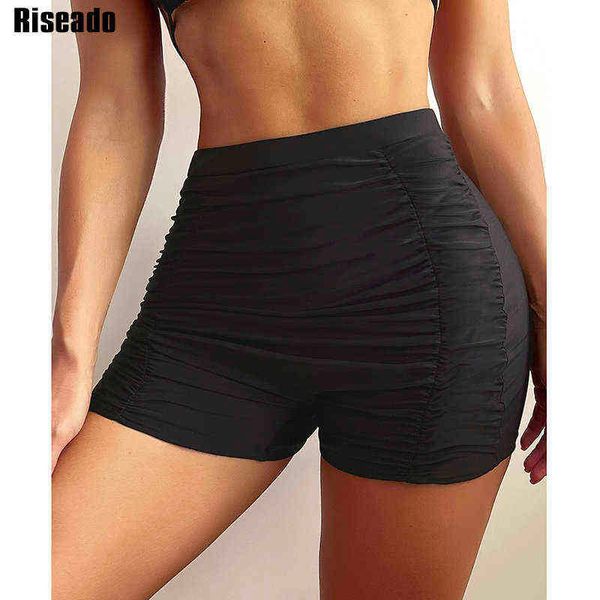 riseado high waist trunks women swimsuits new ruched swimwear bottom boyshort briefs women's bathing suit black beachwear, White;black
riseado high waist trunks women swimsuits new ruched swimwear bottom boyshort briefs women's bathing suit black beachwear, White;black