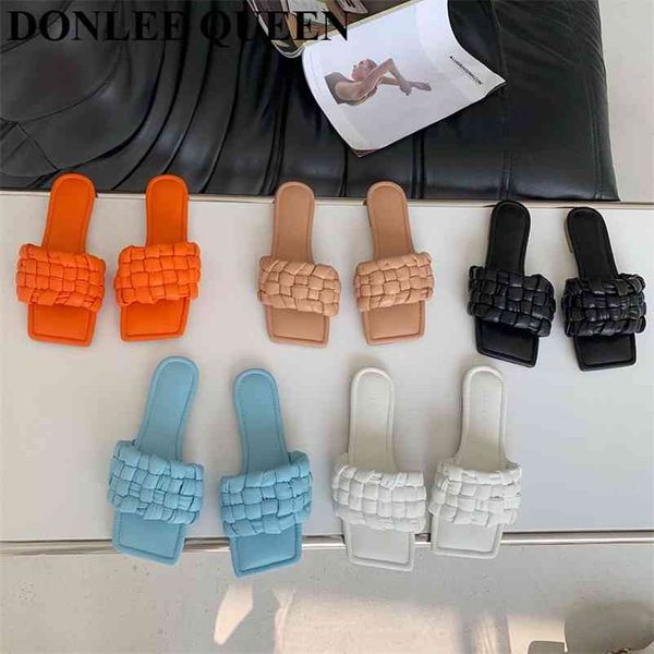 brand weave slipper square toe flat casual shoes summer slides fashion flip flops beach sandalias vacation mujer 210619, Black
brand weave slipper square toe flat casual shoes summer slides fashion flip flops beach sandalias vacation mujer 210619, Black