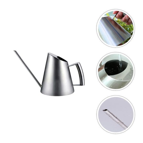 pc stainless steel water can bonsai succulent watering pot long spout (silver) equipments
pc stainless steel water can bonsai succulent watering pot long spout (silver) equipments