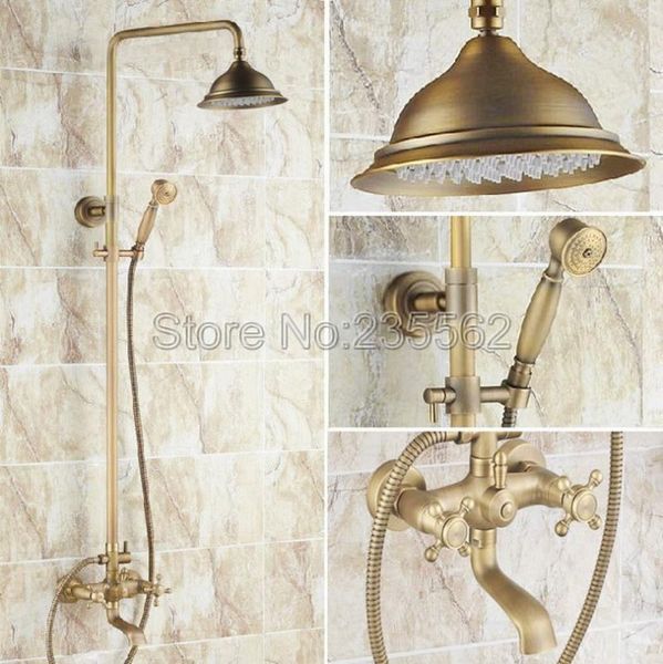 retro antique brass 8.2 inch rainfall shower sets faucet with bath tub mixer tap & handheld rain set lrs123 bathroom
retro antique brass 8.2 inch rainfall shower sets faucet with bath tub mixer tap & handheld rain set lrs123 bathroom