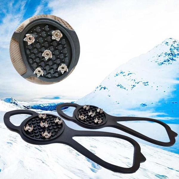 cords, slings and webbing 1 pair walking cleat ice gripper anti slip shoe spike grip camping climb crampon climbing supplies tool
cords, slings and webbing 1 pair walking cleat ice gripper anti slip shoe spike grip camping climb crampon climbing supplies tool