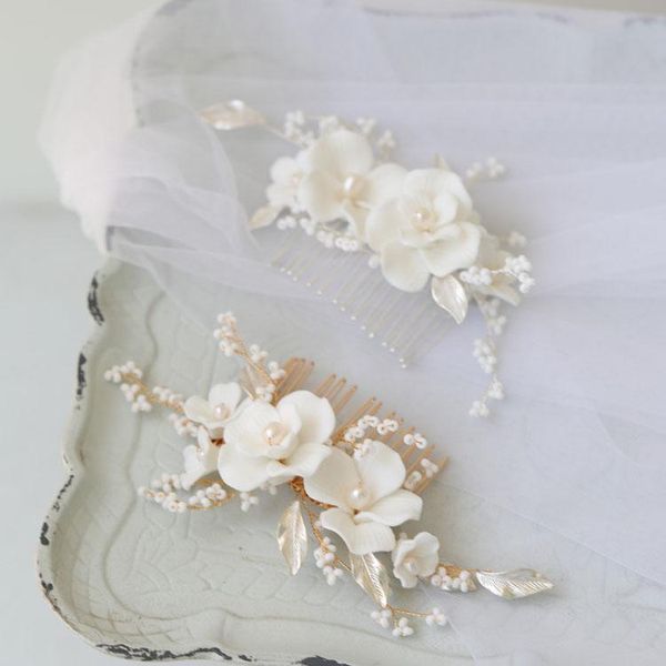 hair clips & barrettes porcelain flower leaf combs pearls beaded hairpins for brides women headpieces bridal jewelry wedding accessories, Golden;silver
hair clips & barrettes porcelain flower leaf combs pearls beaded hairpins for brides women headpieces bridal jewelry wedding accessories, Golden;silver