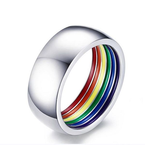 wedding rings 8mm inner rainbow for women men titanium steel band man jewelry, Slivery;golden
wedding rings 8mm inner rainbow for women men titanium steel band man jewelry, Slivery;golden