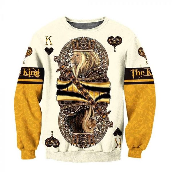 couple sweater playing card 3d printing pattern mens printed hoodies visual impact party punk goth round neck sweatshirt hoodie, Black
couple sweater playing card 3d printing pattern mens printed hoodies visual impact party punk goth round neck sweatshirt hoodie, Black