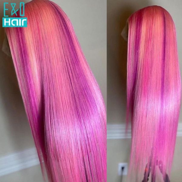 lace wigs 613 blonde frontal human hair ombre highlight pink purple colored straight hd transparent full preplucked wig glueless, Black;brown
lace wigs 613 blonde frontal human hair ombre highlight pink purple colored straight hd transparent full preplucked wig glueless, Black;brown