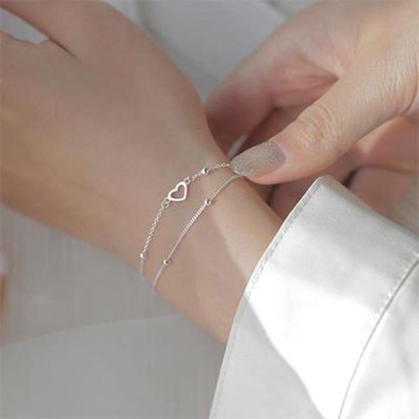 charm bracelets fashion double layer streetwear bracelet silver color bead chain for women goth on the hand jewelry 2021 kpop, Golden;silver
charm bracelets fashion double layer streetwear bracelet silver color bead chain for women goth on the hand jewelry 2021 kpop, Golden;silver