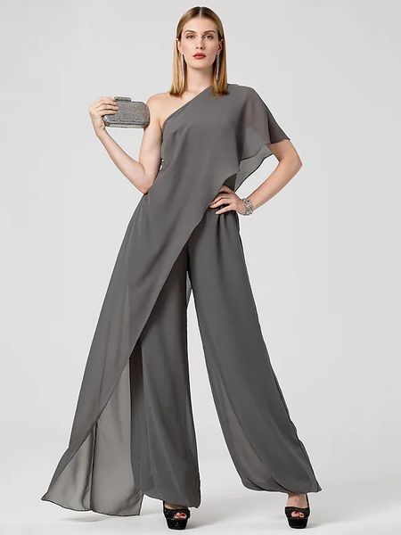 2022 jumpsuits gray formal evening dress shoulder sleeveless floor length chiffon prom party gown robe de soiree vestidos longo, Black;red
2022 jumpsuits gray formal evening dress shoulder sleeveless floor length chiffon prom party gown robe de soiree vestidos longo, Black;red