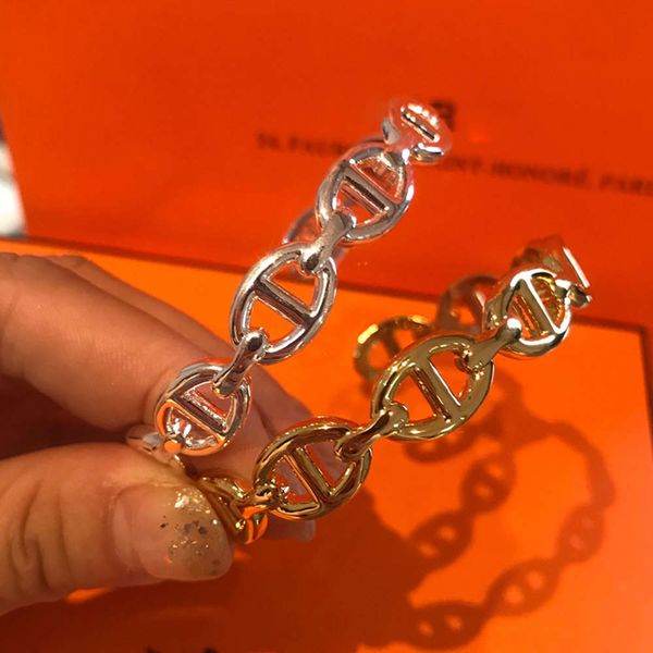 ins advanced sense pig nose hip hop exquisite fashion personalized bracelet niche design hand accessories cool style, Black
ins advanced sense pig nose hip hop exquisite fashion personalized bracelet niche design hand accessories cool style, Black