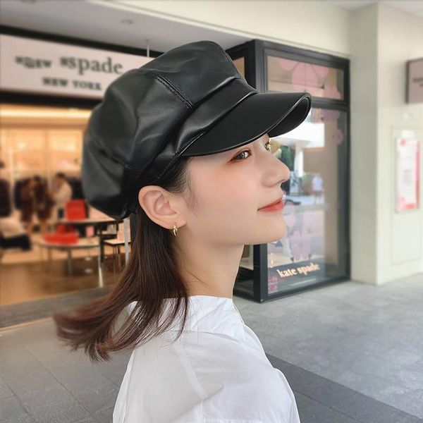 berets sboy cap fashion artist pu leather female octagonal summer autumn casual beret women flat hat lady outdoor sun, Blue;gray
berets sboy cap fashion artist pu leather female octagonal summer autumn casual beret women flat hat lady outdoor sun, Blue;gray