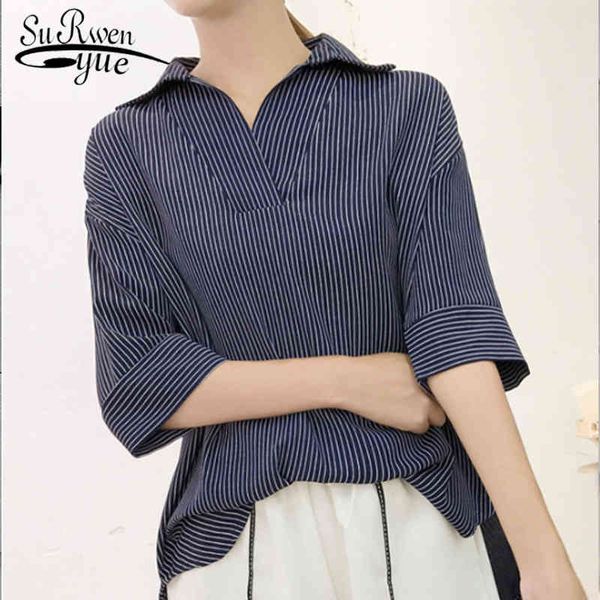 plus size 3xl 4xl ladies v collar olblouse women shirt fashion striped blouse blusas femininas blouses 428 40 210521, White
plus size 3xl 4xl ladies v collar olblouse women shirt fashion striped blouse blusas femininas blouses 428 40 210521, White
