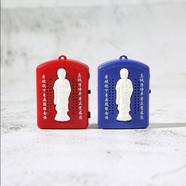1pc mini buddhist pray scriptures music machine with 6 kind buddha songs red blue chanting party favor
1pc mini buddhist pray scriptures music machine with 6 kind buddha songs red blue chanting party favor