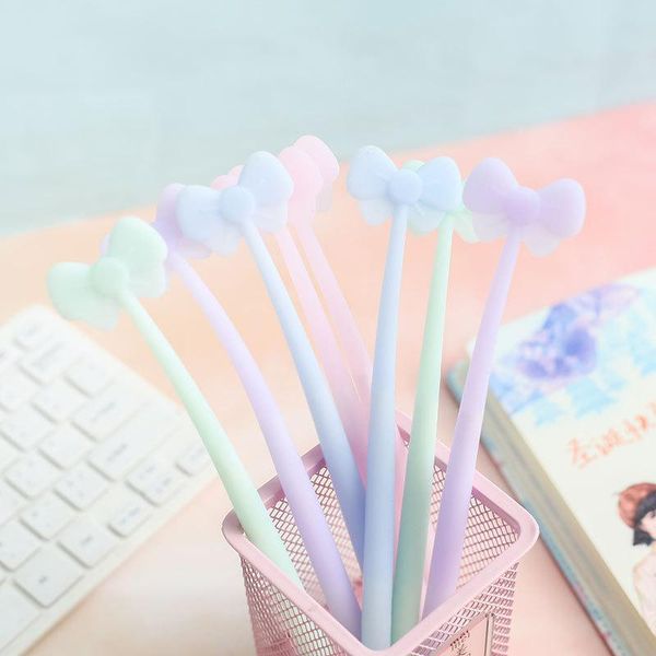 gel pens 4pcs 0.38mm jelly color silicone bowknot signature pen stationery student writing school supply kids neutral girl gift
gel pens 4pcs 0.38mm jelly color silicone bowknot signature pen stationery student writing school supply kids neutral girl gift
