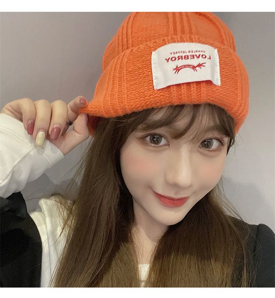 letter wool children's autumn winter versatile knitted minority cute warm and cool hat, Yellow
letter wool children's autumn winter versatile knitted minority cute warm and cool hat, Yellow