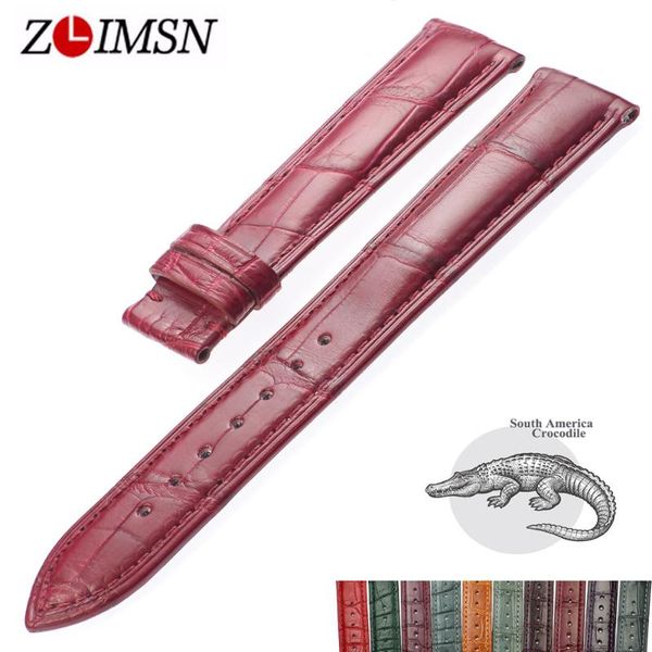watch bands zlimsn 10 colour luxury alligator bracelet genuine crocodile leather watchband 12mm~24mm strap for men & women, Black;brown
watch bands zlimsn 10 colour luxury alligator bracelet genuine crocodile leather watchband 12mm~24mm strap for men & women, Black;brown