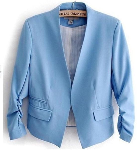 women's suits & blazers 2021 spring casual slim women blazer and jackets plus size short thin female european style office lady work co, White;black
women's suits & blazers 2021 spring casual slim women blazer and jackets plus size short thin female european style office lady work co, White;black