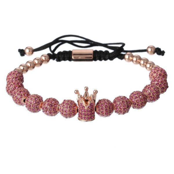 charm bracelets wholesale fashion men bracelet jewelry braiding macrame cz copper beads crown for women hip hop gift, Golden;silver
charm bracelets wholesale fashion men bracelet jewelry braiding macrame cz copper beads crown for women hip hop gift, Golden;silver