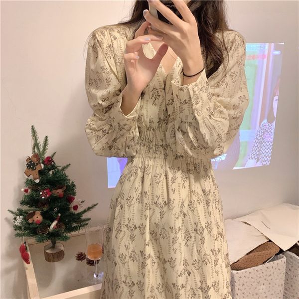 dresses office lady chic floral printing all match v-neck stylish streetwear a-line female large size women, Black;gray
dresses office lady chic floral printing all match v-neck stylish streetwear a-line female large size women, Black;gray