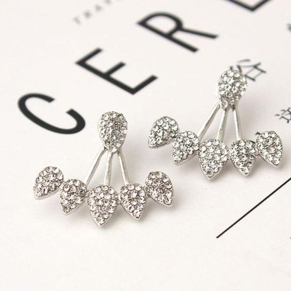 stud geometric water droplets full of split earrings 0500- gold, Golden;silver 
stud geometric water droplets full of split earrings 0500- gold, Golden;silver