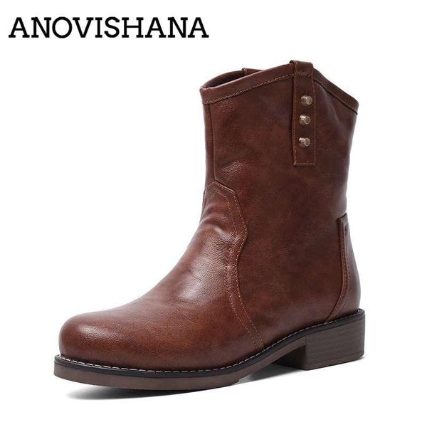 boots anovishana retro ankle women's boot in autumn winter low heels western buckle cross tied shoes ladies bottes bottines, Black
boots anovishana retro ankle women's boot in autumn winter low heels western buckle cross tied shoes ladies bottes bottines, Black