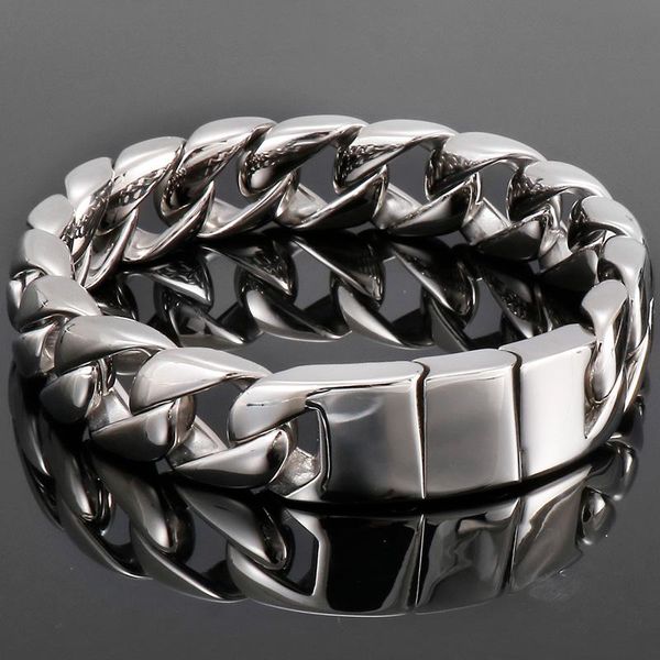 link, chain men's stainless steel curb cuban link bracelets masculine wristband hip hop homme armband punk male vintage jewelry gifts, Black
link, chain men's stainless steel curb cuban link bracelets masculine wristband hip hop homme armband punk male vintage jewelry gifts, Black