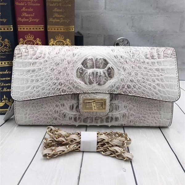 evening bags chic genuine crocodile skin women thin flap purse authentic alligator leather lady white sling bag female shoulder messenger
evening bags chic genuine crocodile skin women thin flap purse authentic alligator leather lady white sling bag female shoulder messenger