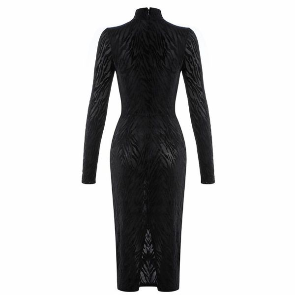 casual dresses 2021 women vintage black dress knee length elegant bodycon celebrity party long sleeve autumn winter, Black;gray
casual dresses 2021 women vintage black dress knee length elegant bodycon celebrity party long sleeve autumn winter, Black;gray