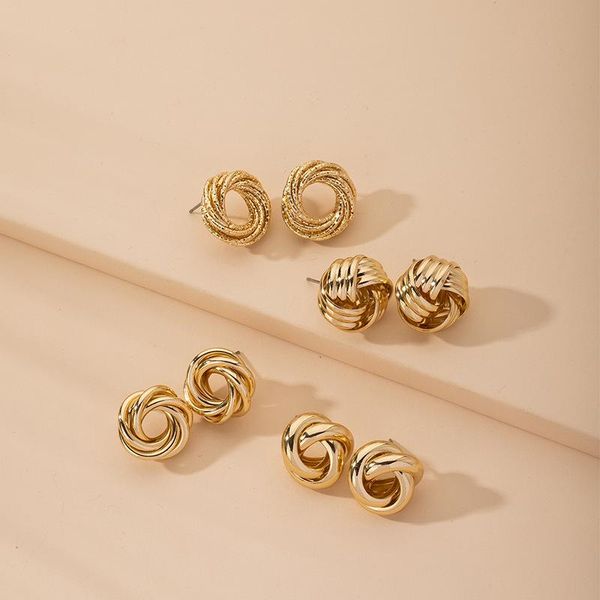 stud earrings for woman retro exaggerated fashion net red geometric design sense circle metal, Golden;silver
stud earrings for woman retro exaggerated fashion net red geometric design sense circle metal, Golden;silver