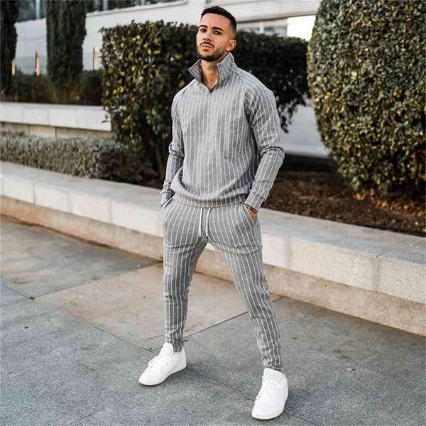 70% off outlet online men's sets tracksuit casual stripe sport suits fitness zipper clothing slim fashion european trendstracksuits set, Gray
70% off outlet online men's sets tracksuit casual stripe sport suits fitness zipper clothing slim fashion european trendstracksuits set, Gray