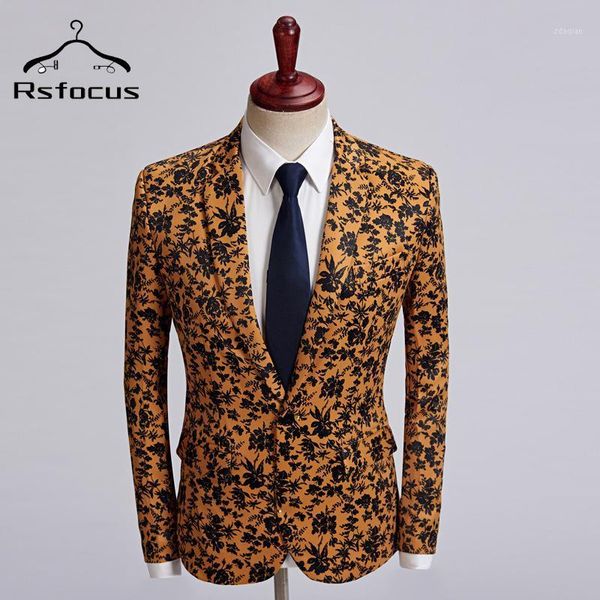 rsfocus men plus size casual blazer orange black flowers pattern suit jacket slim fit wedding groom stage clothes xz207 men's suits &, White;black
rsfocus men plus size casual blazer orange black flowers pattern suit jacket slim fit wedding groom stage clothes xz207 men's suits &, White;black
