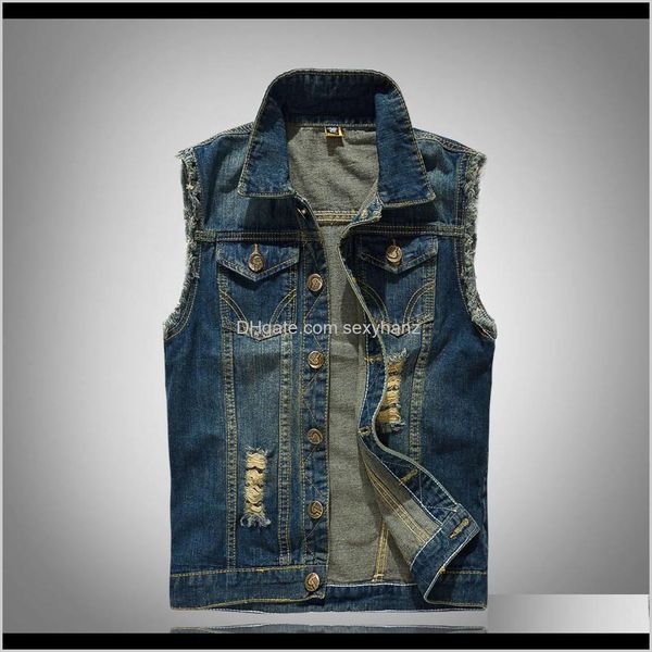 vests outerwear & coats apparel drop delivery 2021 slim trend denim plus size with a ripped hole casual vest fashion mens clothing vn2tm, Black;white
vests outerwear & coats apparel drop delivery 2021 slim trend denim plus size with a ripped hole casual vest fashion mens clothing vn2tm, Black;white